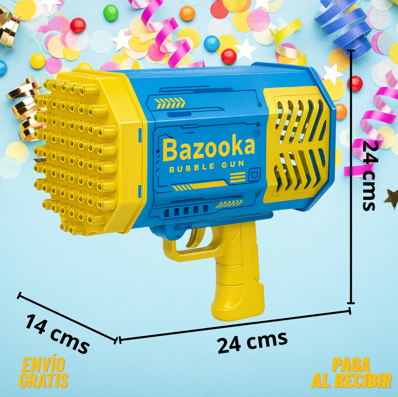 Pistola de burbujas