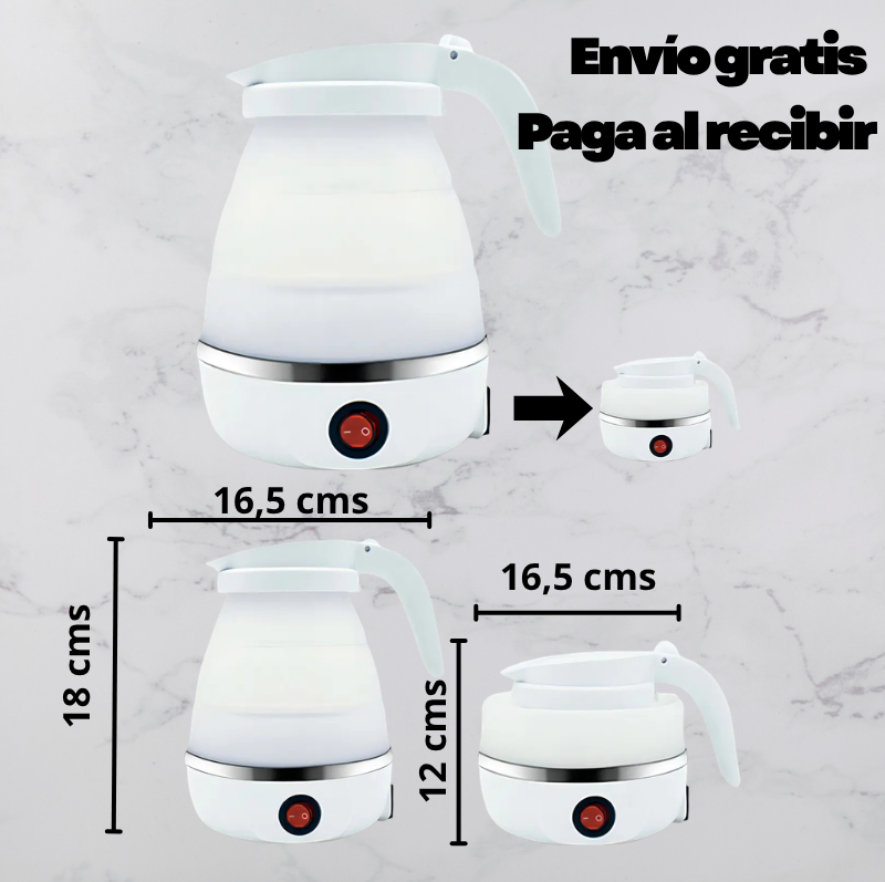 Hervidor eléctrico plegable