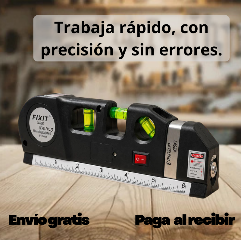 Nivel laser multifuncional