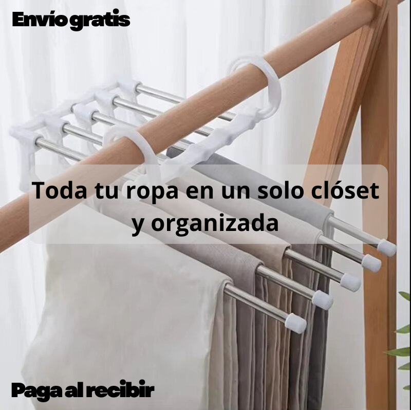 Perchero multiuso plegable - Pack 3 unidades