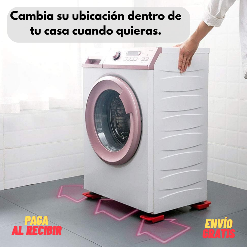 Kit levanta muebles: Traslada objetos pesados sin esfuerzo.