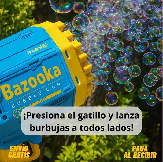 Pistola de burbujas