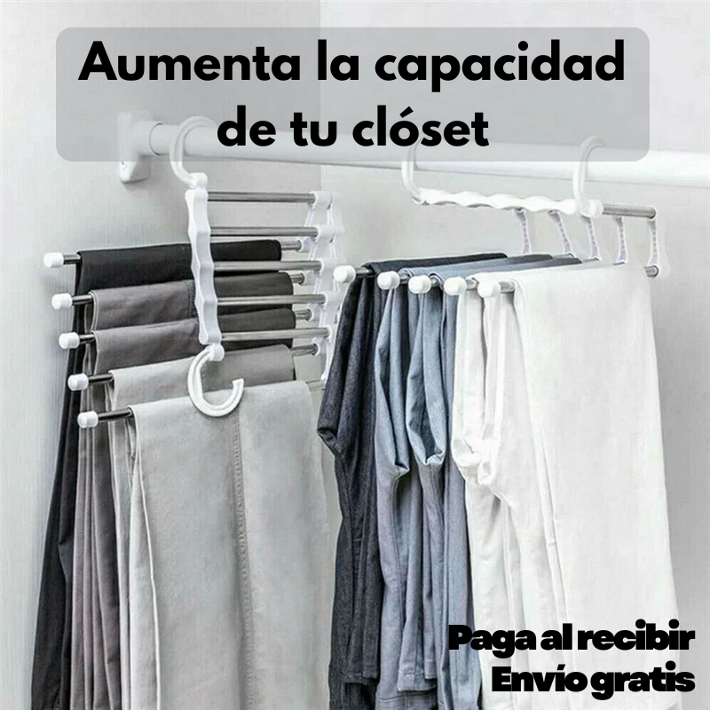 Perchero multiuso plegable - Pack 3 unidades