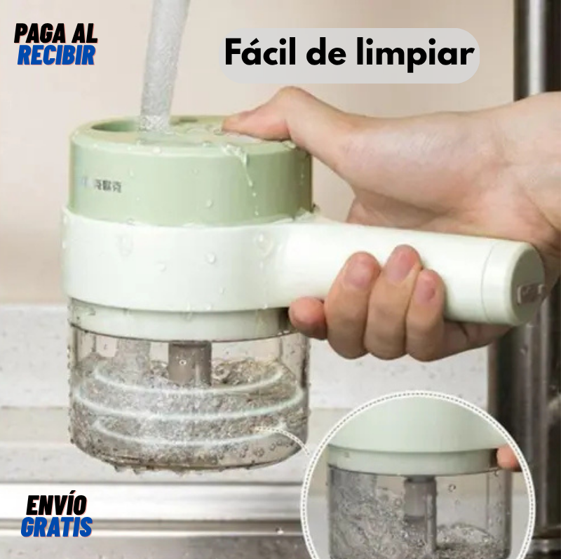 Picador de verduras recargable