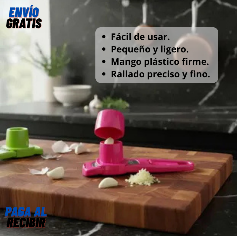 Mini rallador de ajo