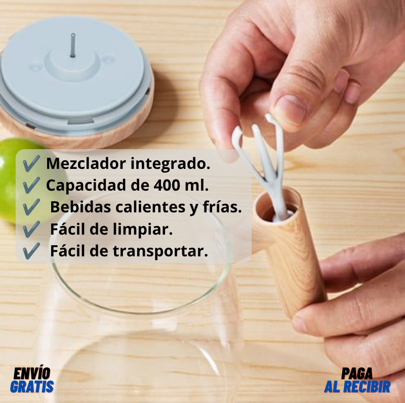 Taza mug con mezclador