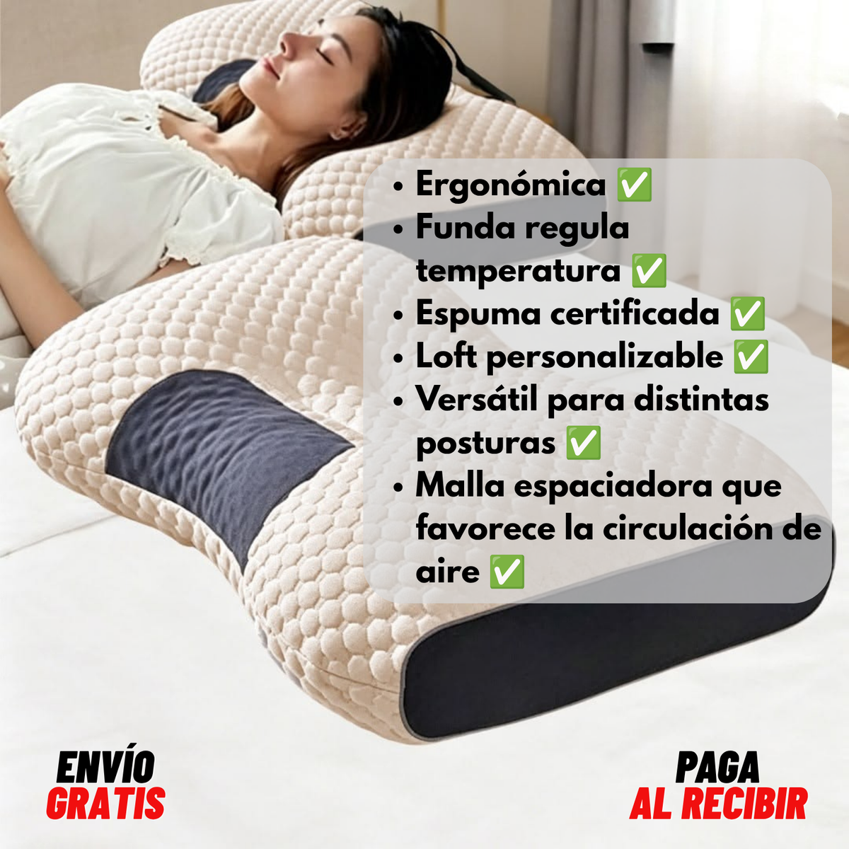 SleepPillow™ - Almohada ergonómica cervical