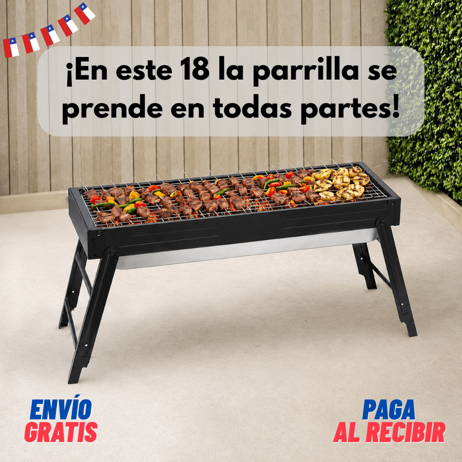 FireGrill™ - Parrilla portátil fácil de transportar