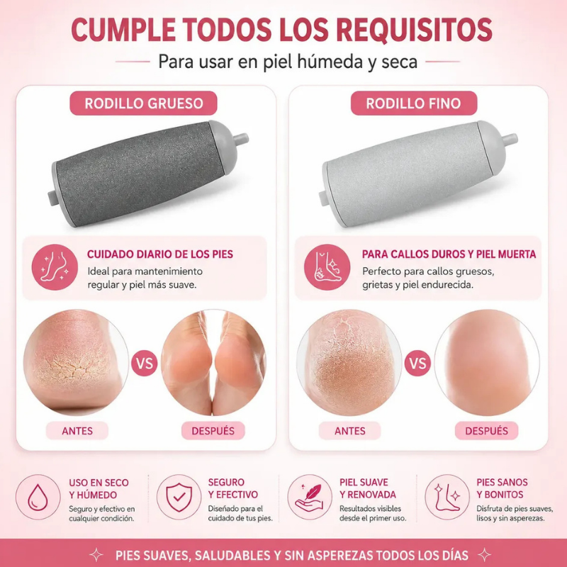 Lima eléctrica: Cuida tus pies de la mejor forma.