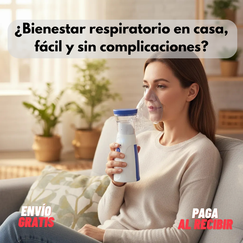 Nebulizador portátil: Mejora tu bienestar respiratorio.