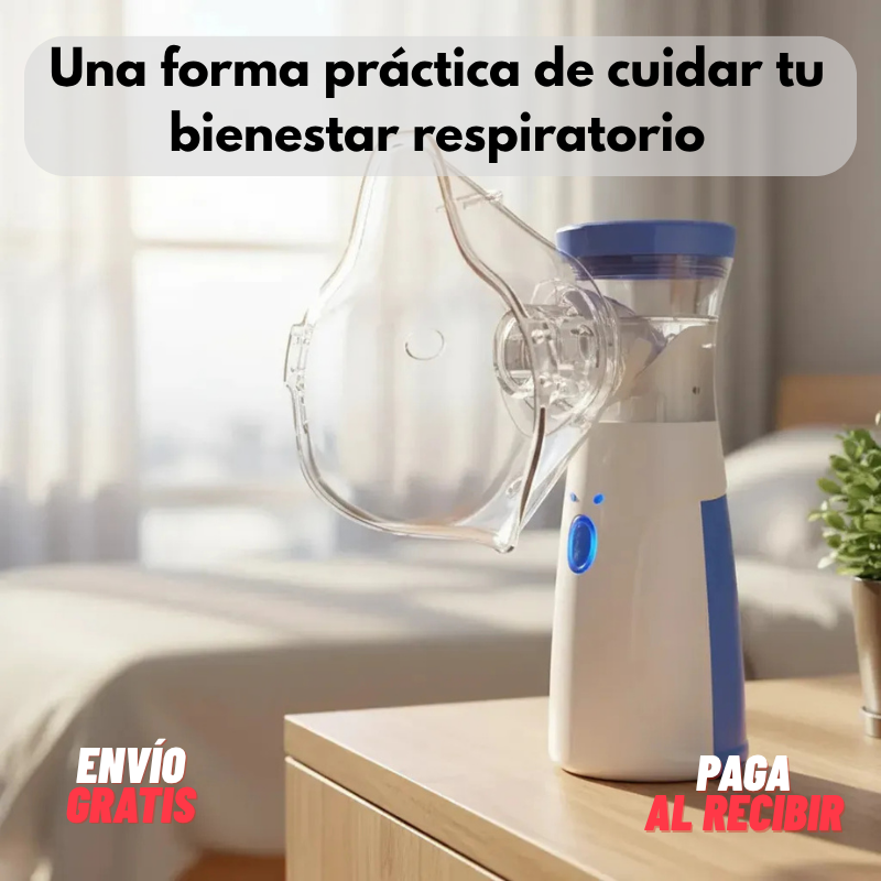 Nebulizador portátil: Mejora tu bienestar respiratorio.