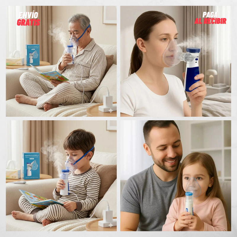 Nebulizador portátil: Mejora tu bienestar respiratorio.