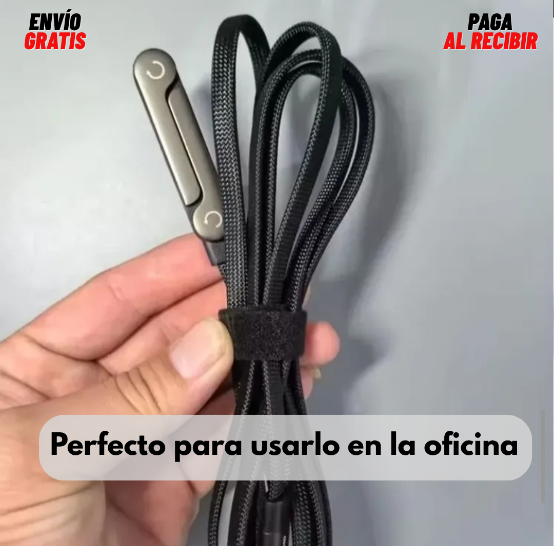 PhoneCharger™ - Cable de carga rápida USB-C con soporte